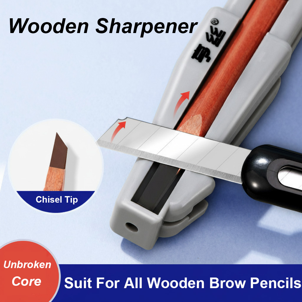 Tools Work - Деревянная точилка для карандашей для бровей