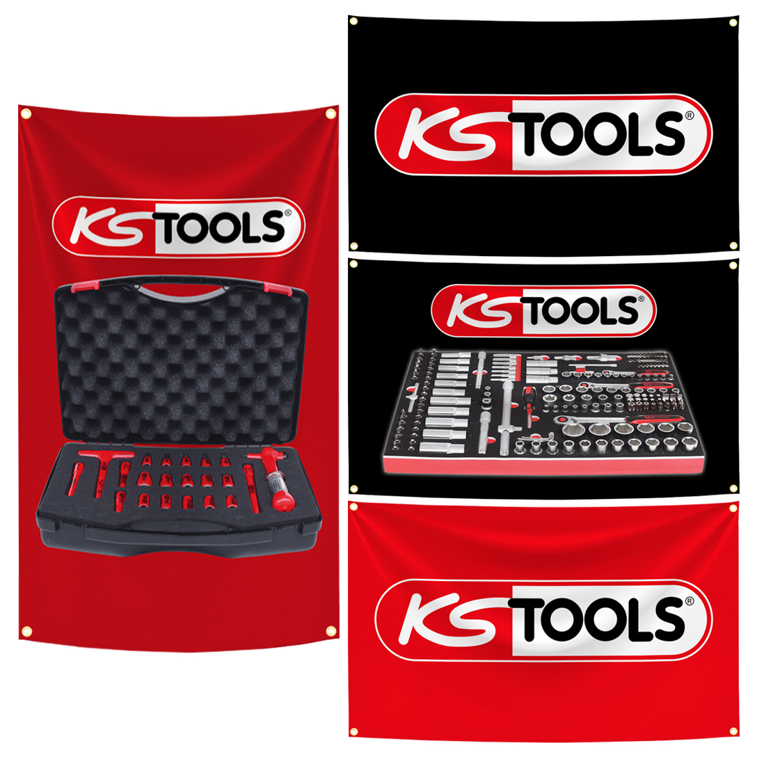 Ks Tools Workshop - Флаг-гобелен KS TOOLS, 3x5 футов (90x150