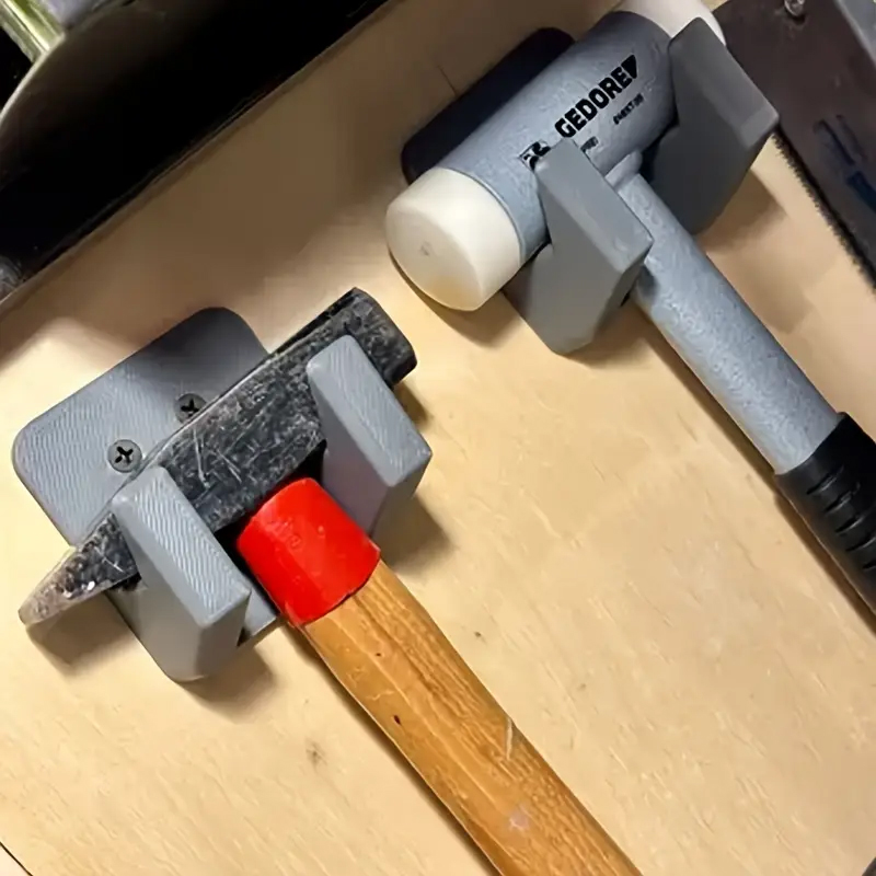 Workshop Tools Pictures - Настенная стойка для хранения молотков, 1