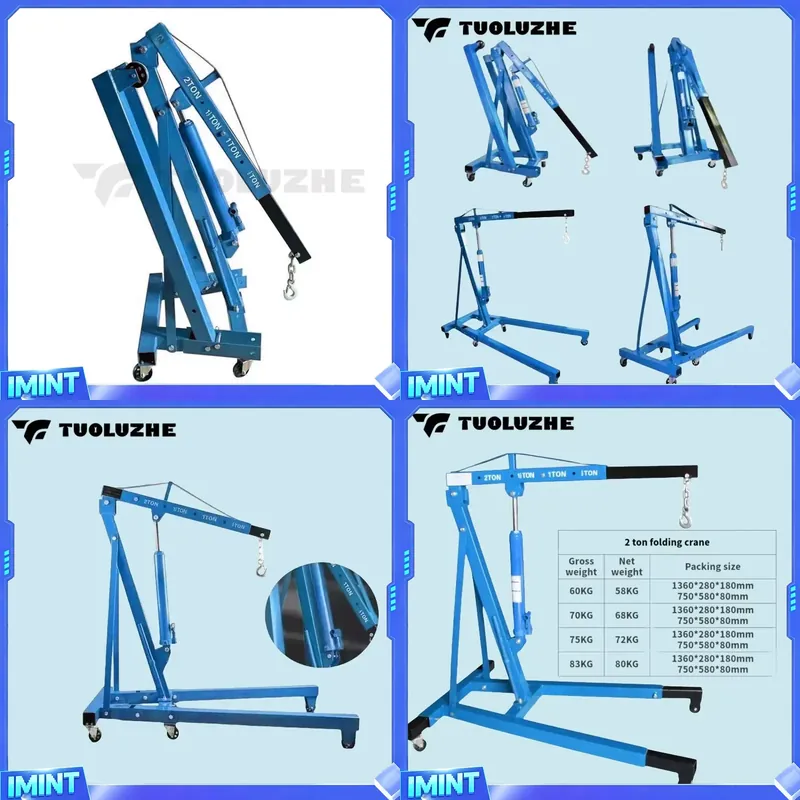 Hand Tools Mechanical Workshop - 2-тонный складной синий гидравлический подъемник для